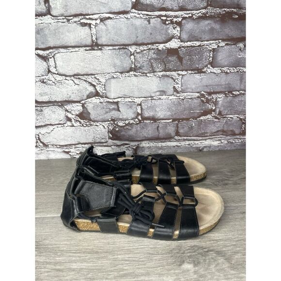 Loeffler Randall Black Leather Pascal Gladiator Strappy Sandals Women Sz 38EU/7M - Picture 11 of 16